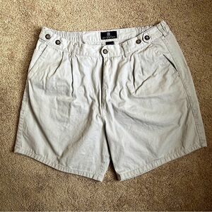 Givenchy Activewear | Pleated Baggy Khaki Chino Shorts | size 38 with 7” Inseam